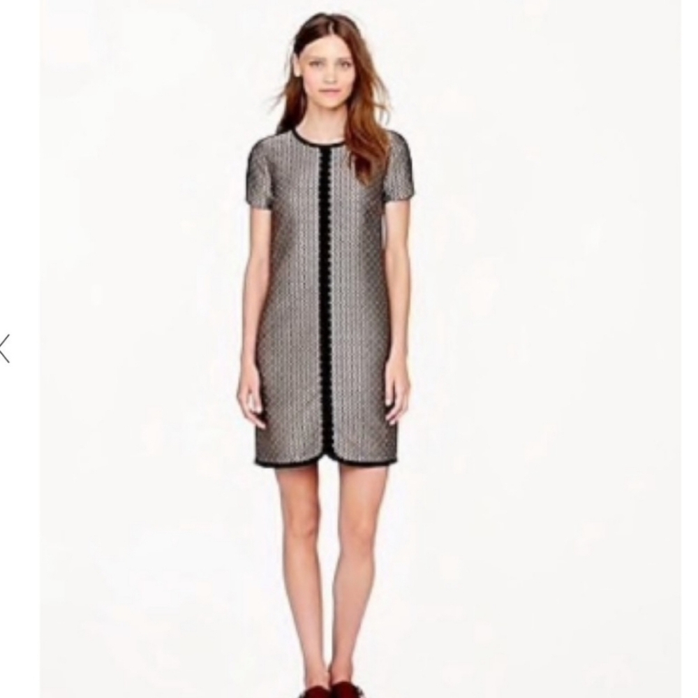 J. Crew Collection Diamond Sheath Dress Sz 6 - Picture 2 of 9